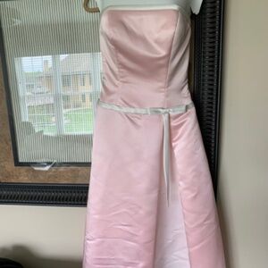 Pink Satin Dress
